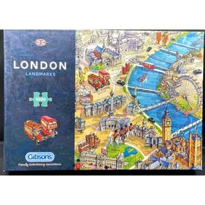 London Landmarks 1000 Piece Puzzle by Gibsons